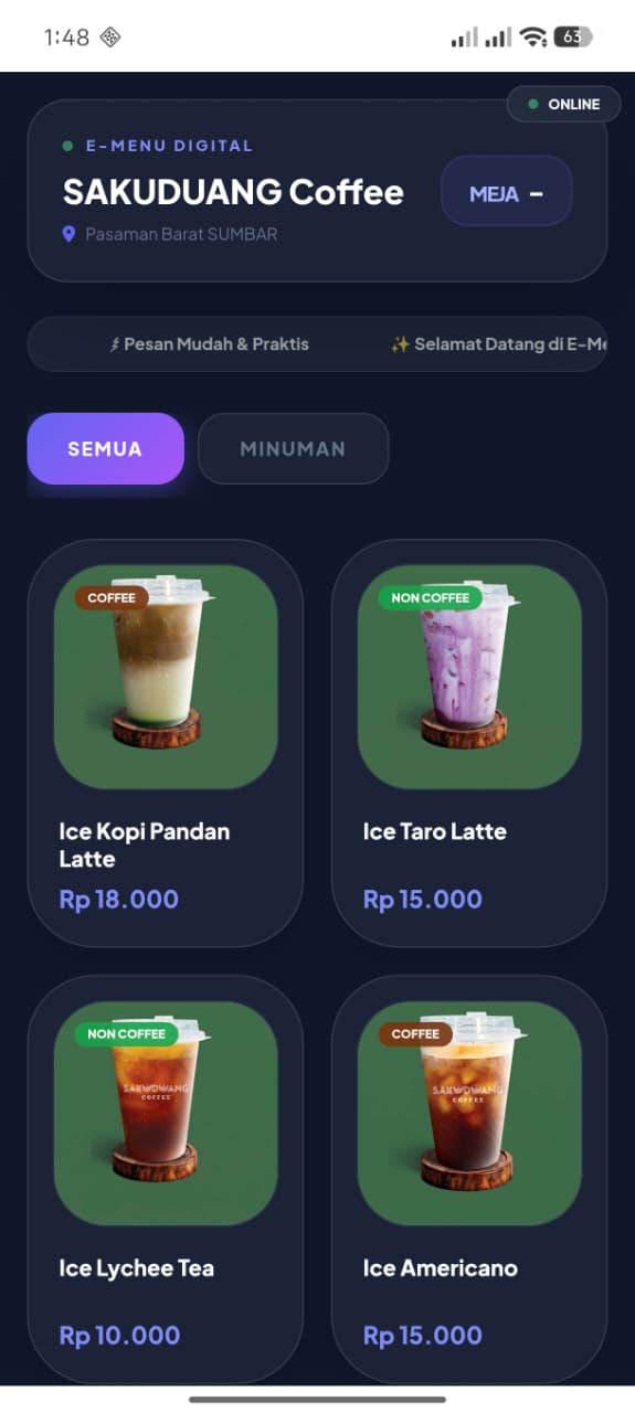 E-Menu